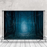 Lofaris Creepy Black Forest Halloween Photography Backdrop